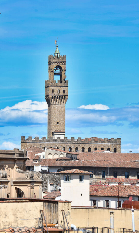 Palazzo Vecchio Tower - the town hall of Florence...