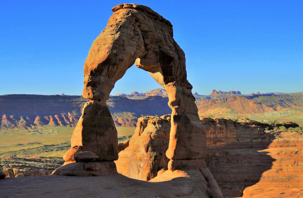 Delicate Arch and Environs Arches National Park near Moab, Utah. It