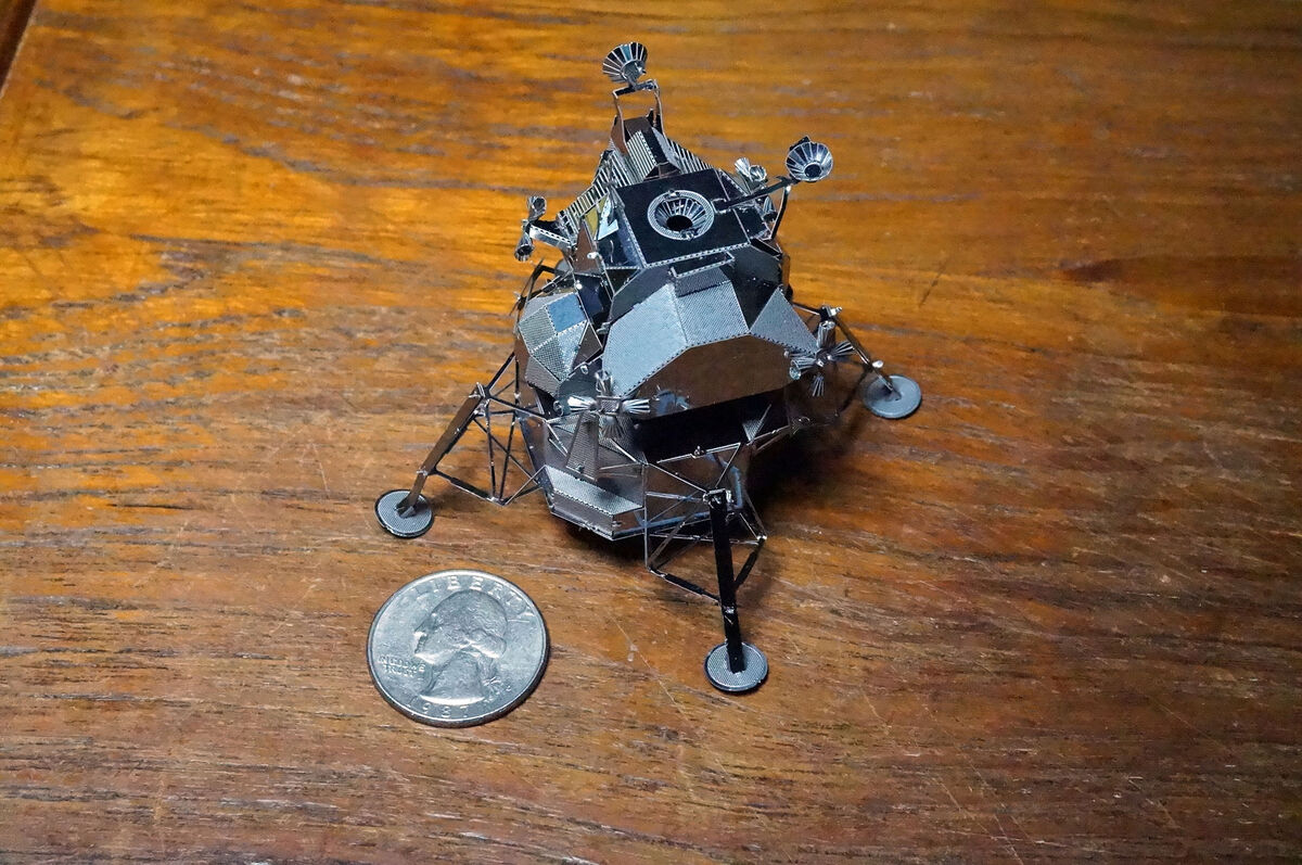 A model of the Apollo 11 Lunar Lander taken in Feb...