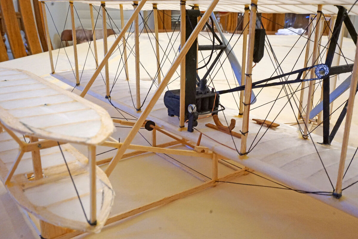 A model of the 1903 Wright Flyer taken in May 2020...