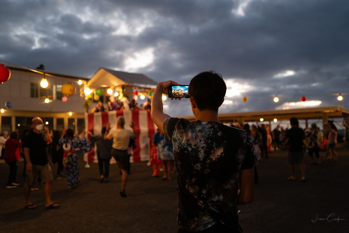 Bon Dance in Haleiwa Jodo Mission, July 21 2023 Bon Odori (盆踊り