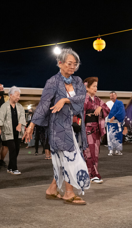 Bon Dance in Haleiwa Jodo Mission, July 21 2023 Bon Odori (盆踊り