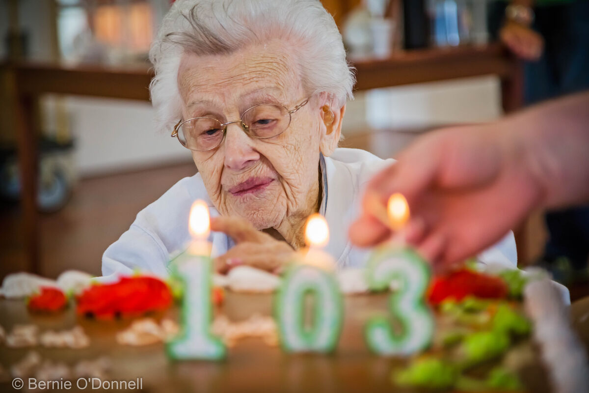 Happy 103rd Birthday Evelyn....