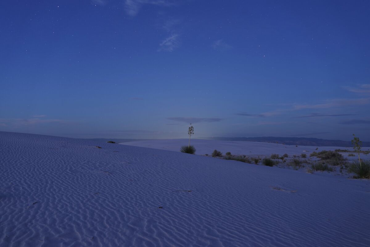 Blue Hour at White Sands N.P....