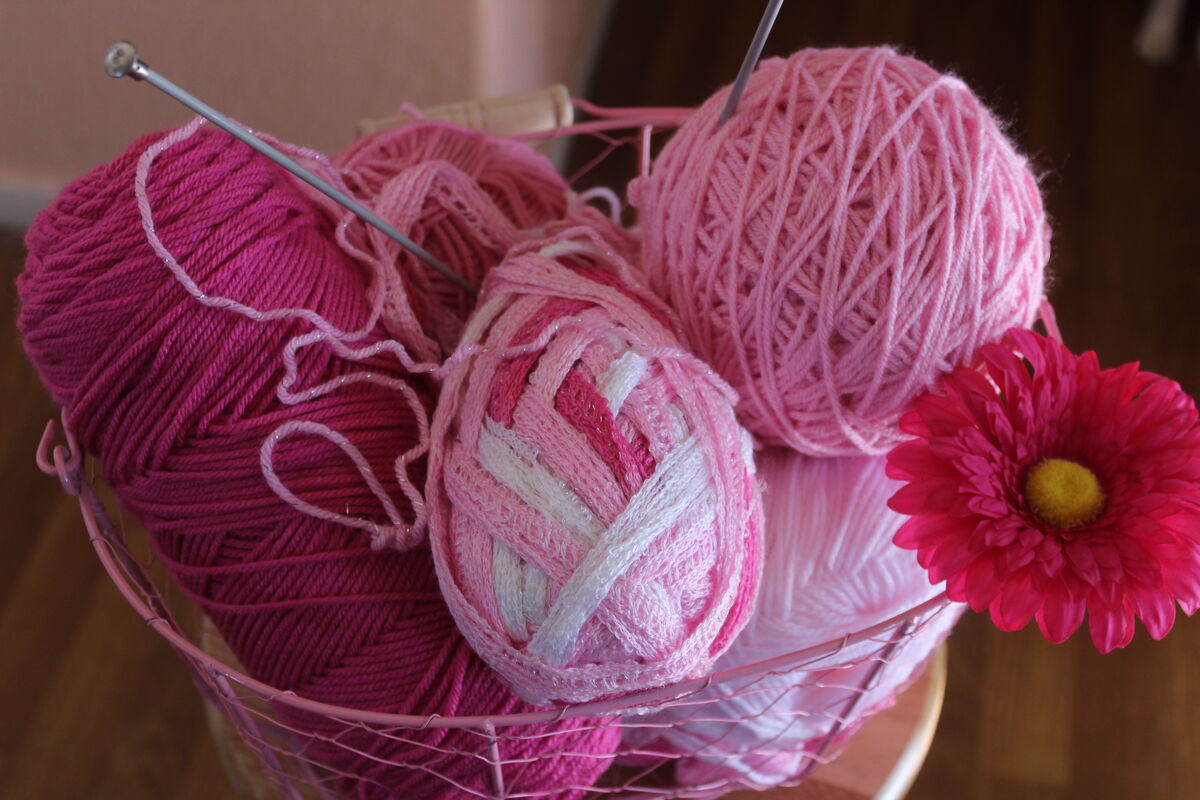 my yarn basket...