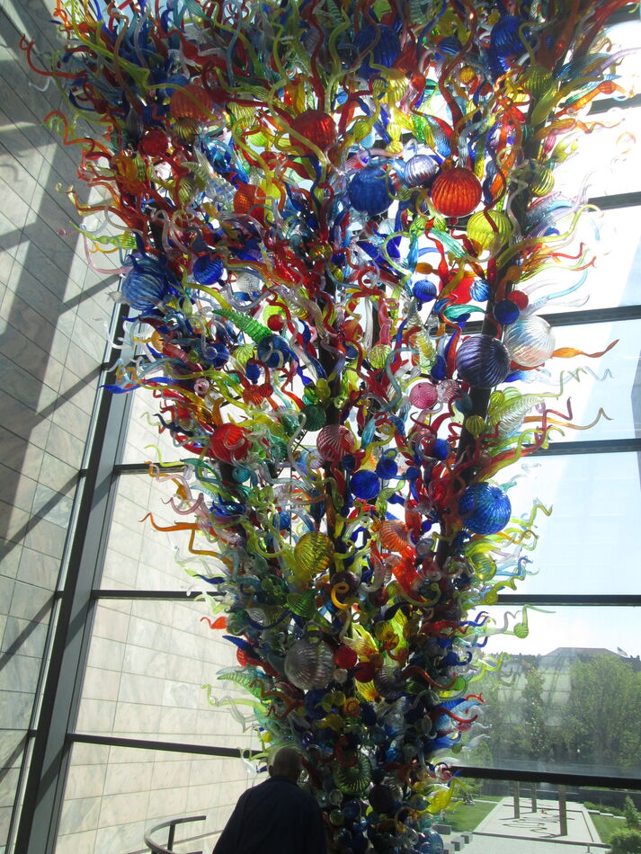 Another Chihuly - "The Fan" at Joslyn Museum, Omah...