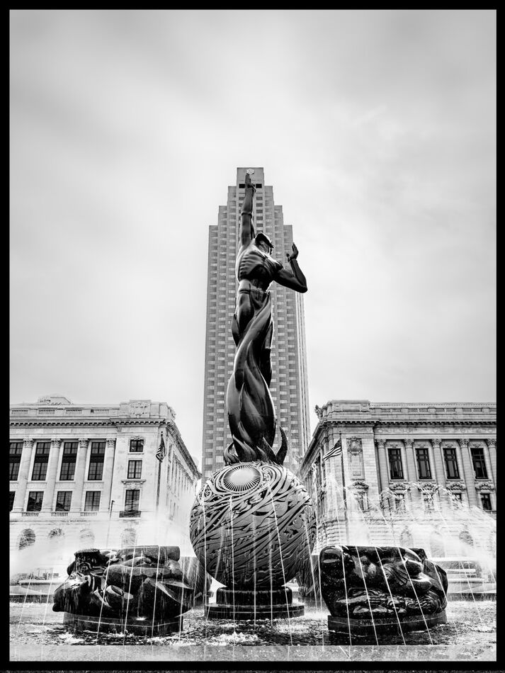Statue of Peace Took this photo in downtown Cleveland.