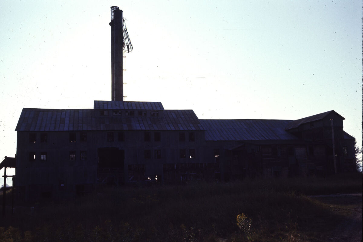 The photo of the old abandoned Henry Ford sawmill ...