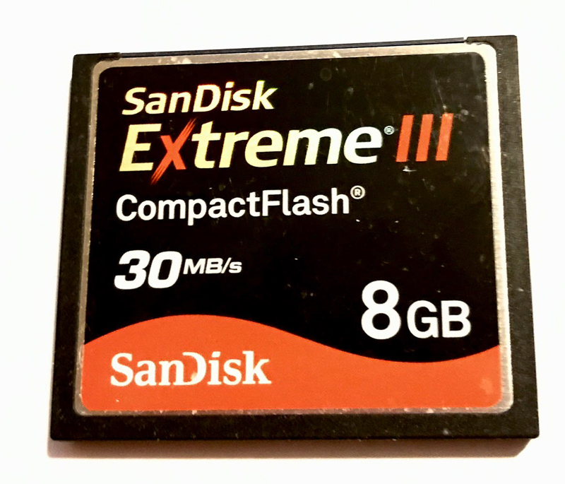 SOLD (Photos Included) 15 = (3) CF Memory Cards