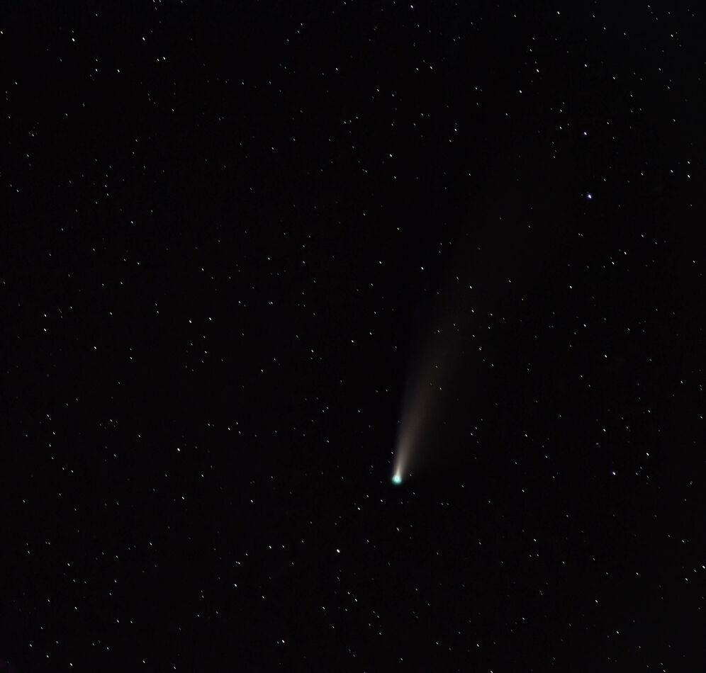Also Comet Neowise, different camera and lens...