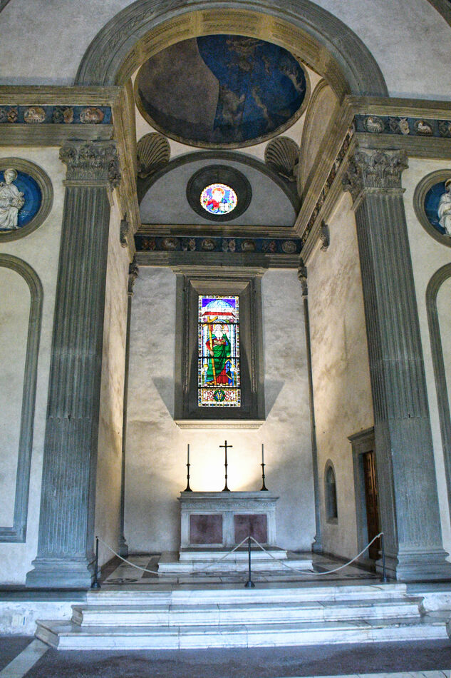 Altar, Filippo Brunelleschi, Pazzi Chapel...