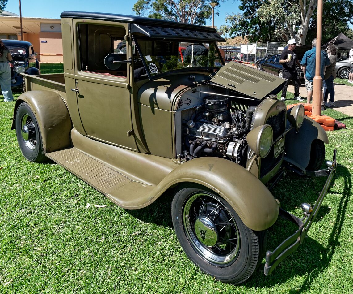 An Australian A Model Ford with a bit of extra gru...