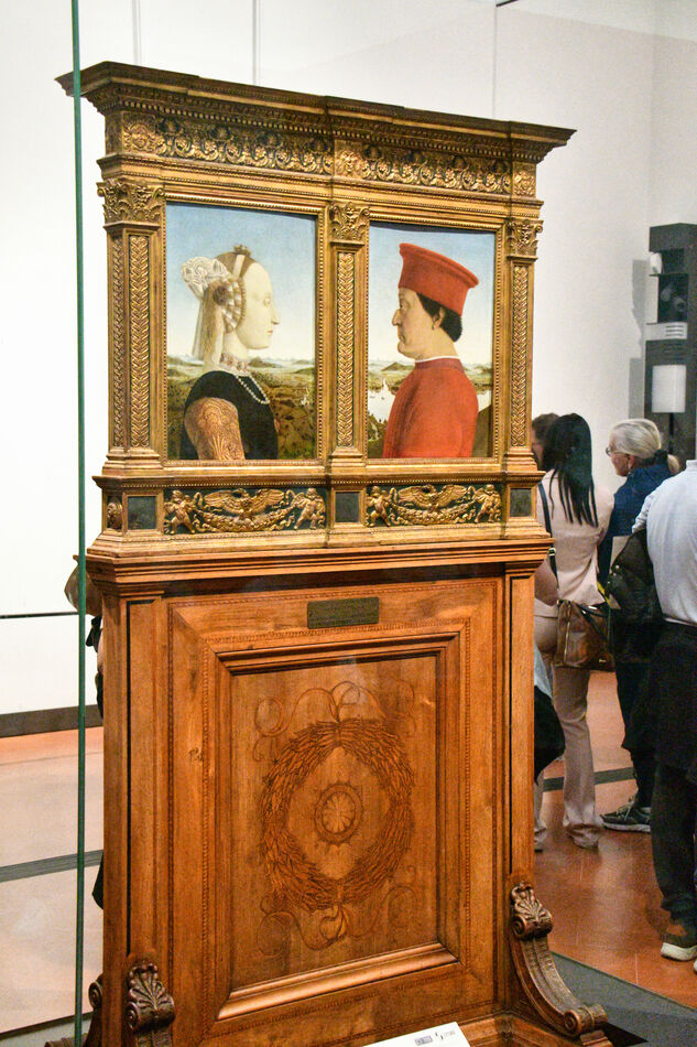 Piero della Francesca's "Portrait of Battista Sfor...