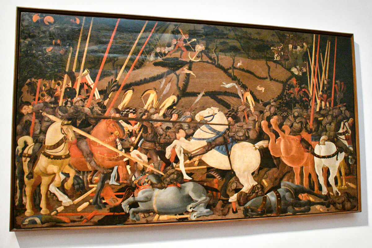 The Battle of San Romano is a set of three paintin...