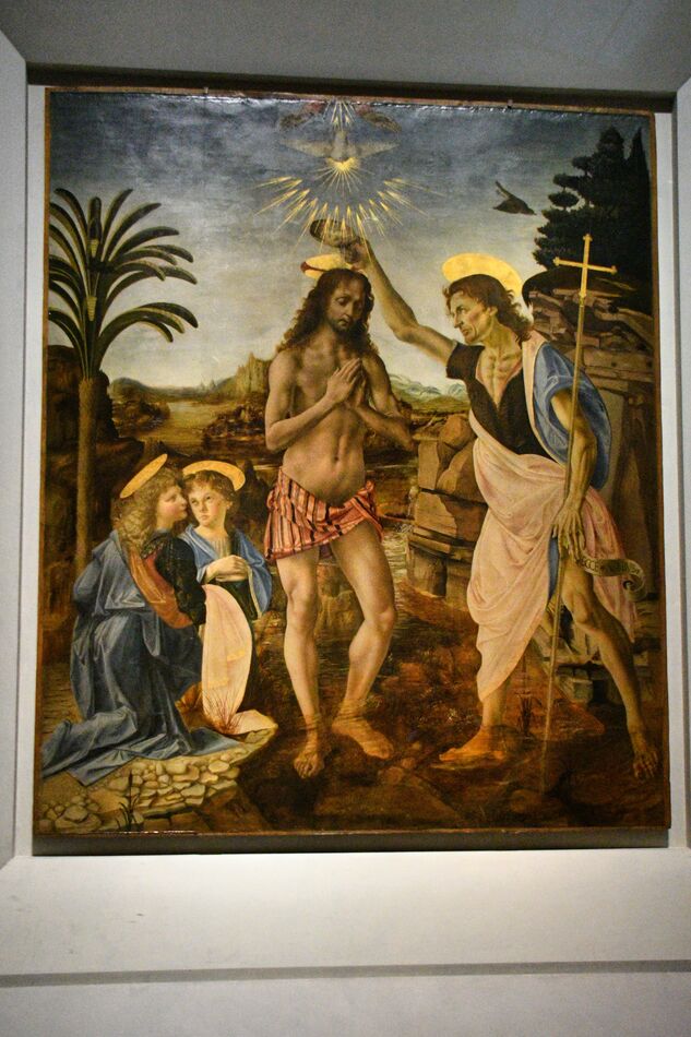 The Baptism of Christ is an oil-on-panel painting ...