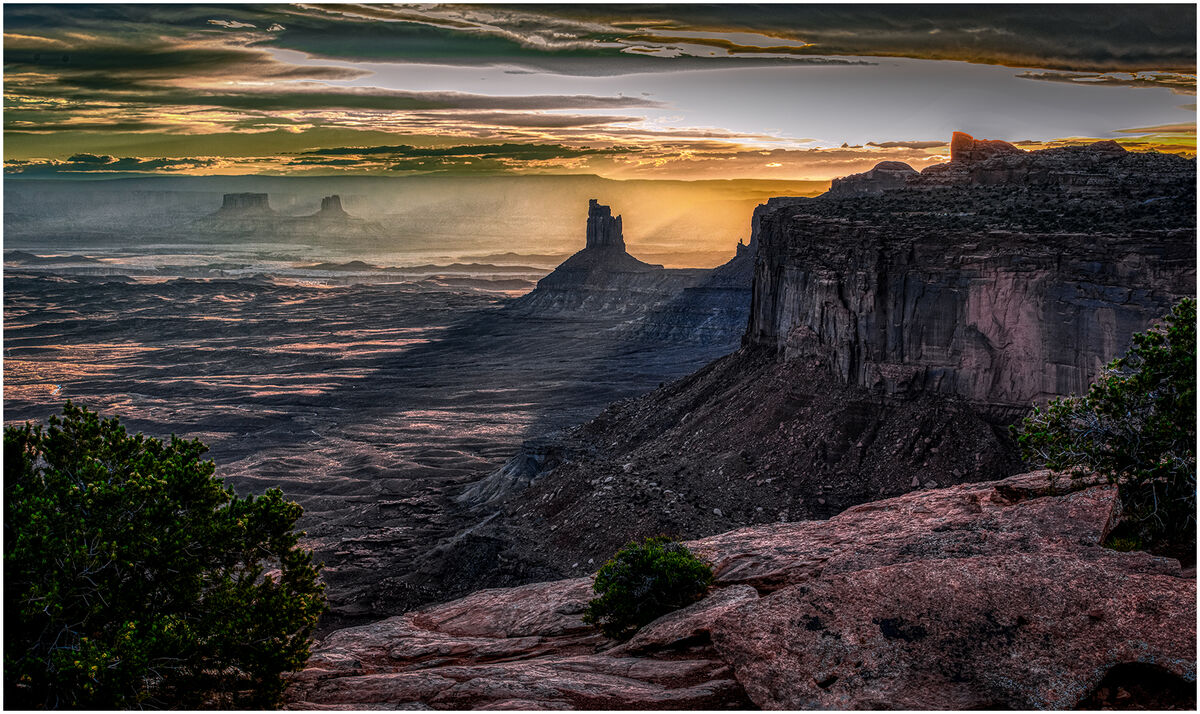 ISKY Evening As yesterday evening progressed, during and after the rain. Island In The Sky