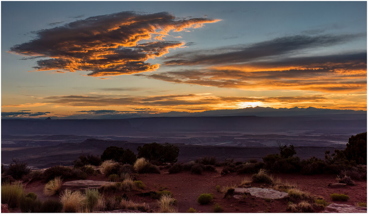 ISKY Evening As yesterday evening progressed, during and after the rain. Island In The Sky