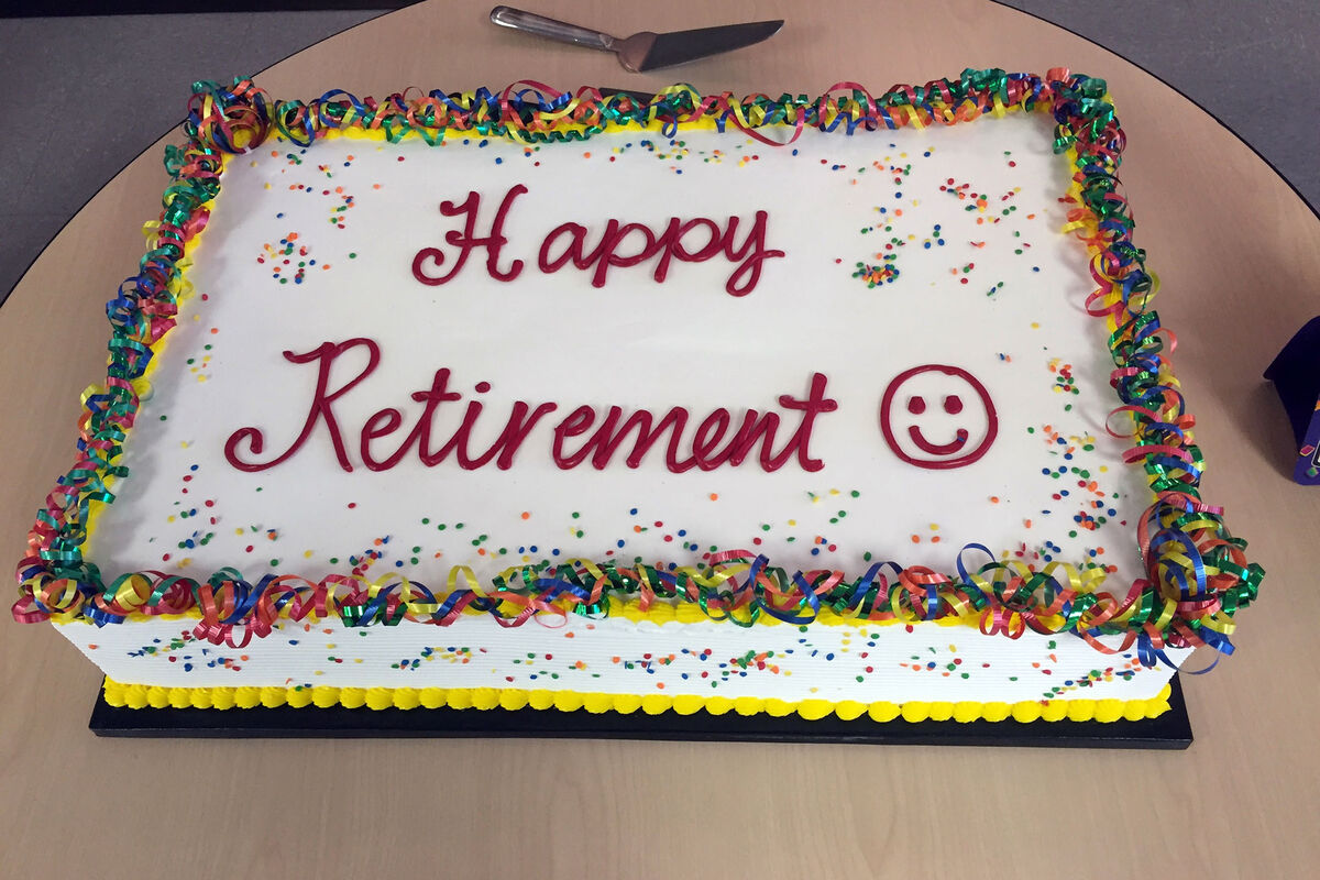 This photo was taken at my retirement party held a...
