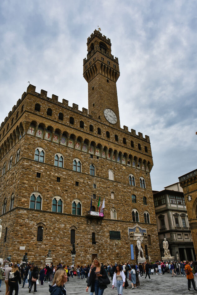 The Palazzo Vecchio, built by Arnolfo di Cambio in...