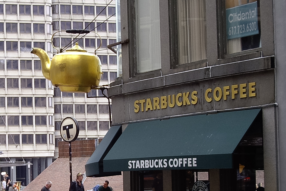 Starbucks, Boston...