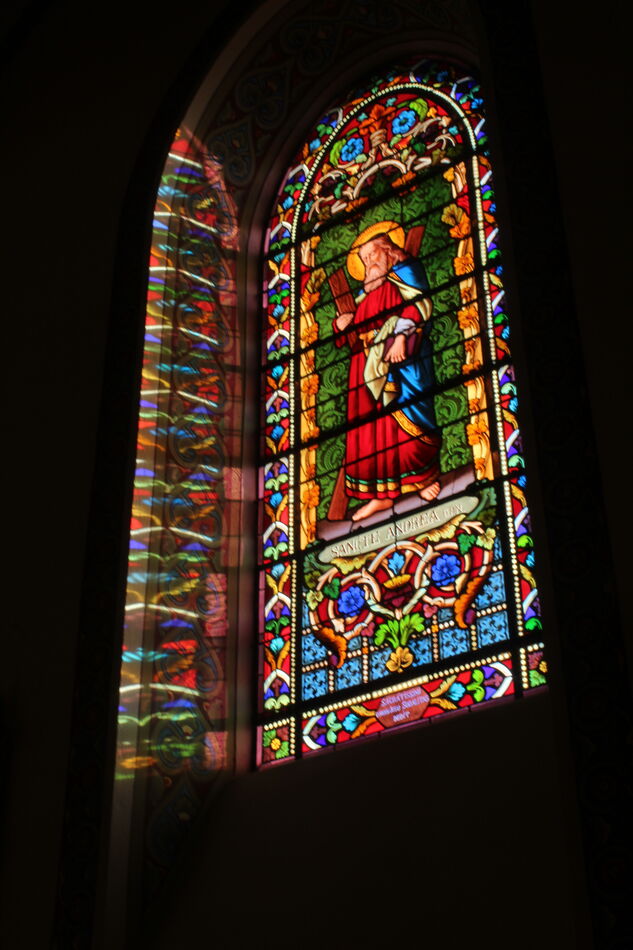 Stained glass...
