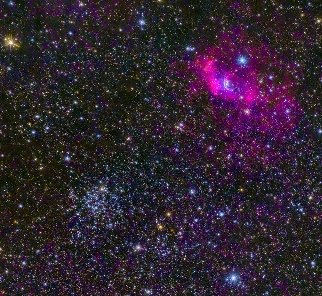 Scorpion Cluster & Bubble Nebula-HDR (M52&NGC7635)...