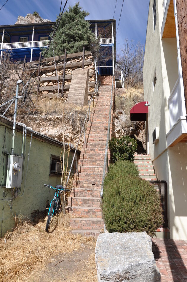 Stairs, in Bisbee, AZ...