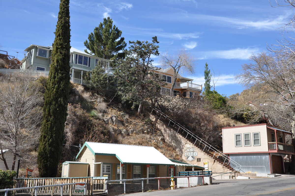 and more Stairs, in Bisbee, AZ...