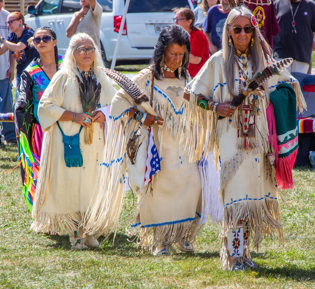 Native Dancers: At the Andersontown Powwow in Alexandria, Indiana. The ...