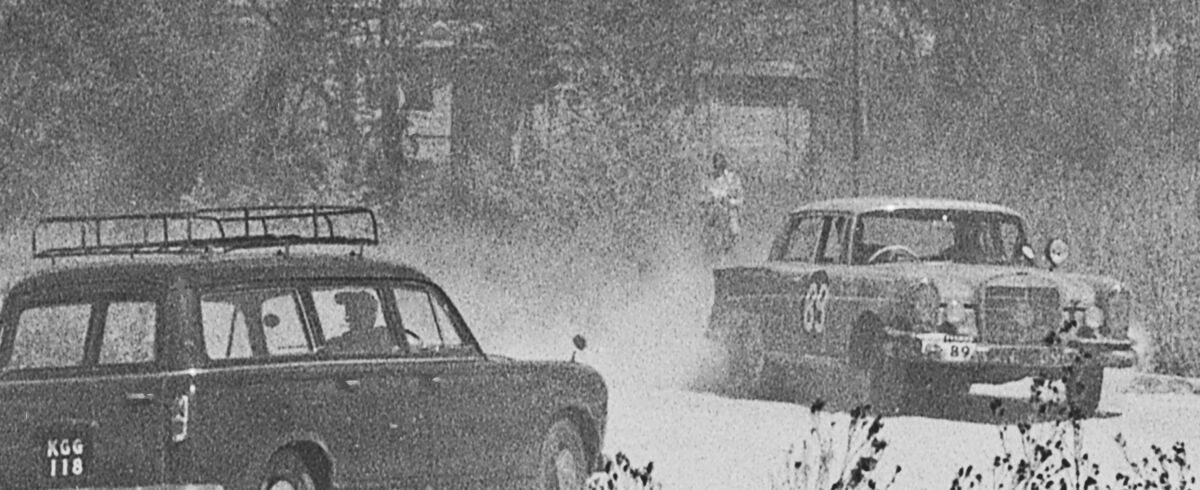 Mercedes, East African Safari rally, 1962...