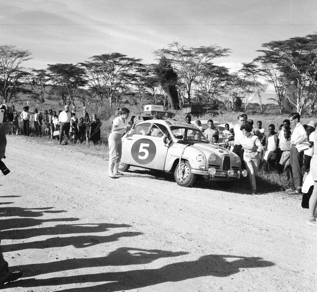 Saab, East African Safari rally, 1962...