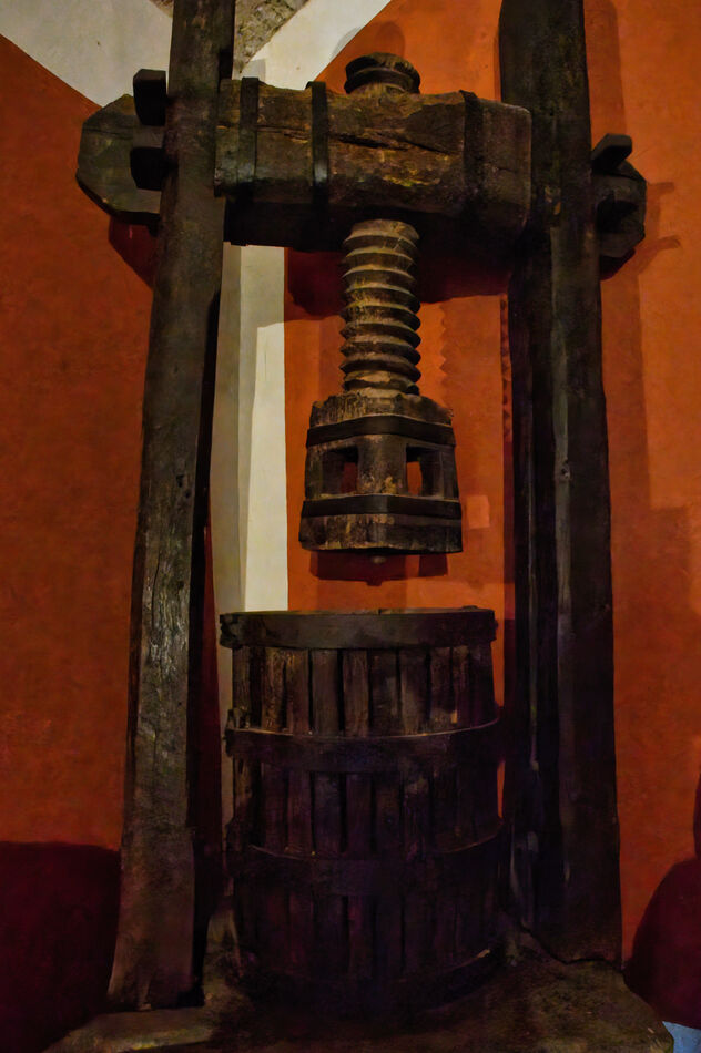 An old olive press...