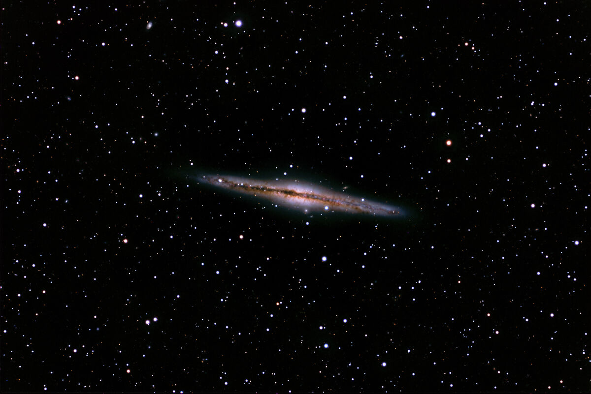 LRGB Plus HA of NGC 891 (total exposure time 21 ho...