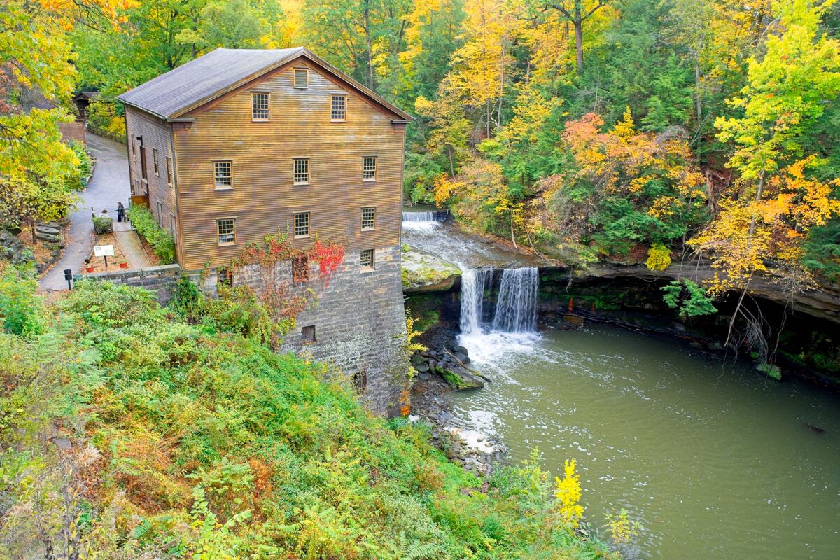 Lanterman's Mill, Mill Creek Park, Youngstown, OH...