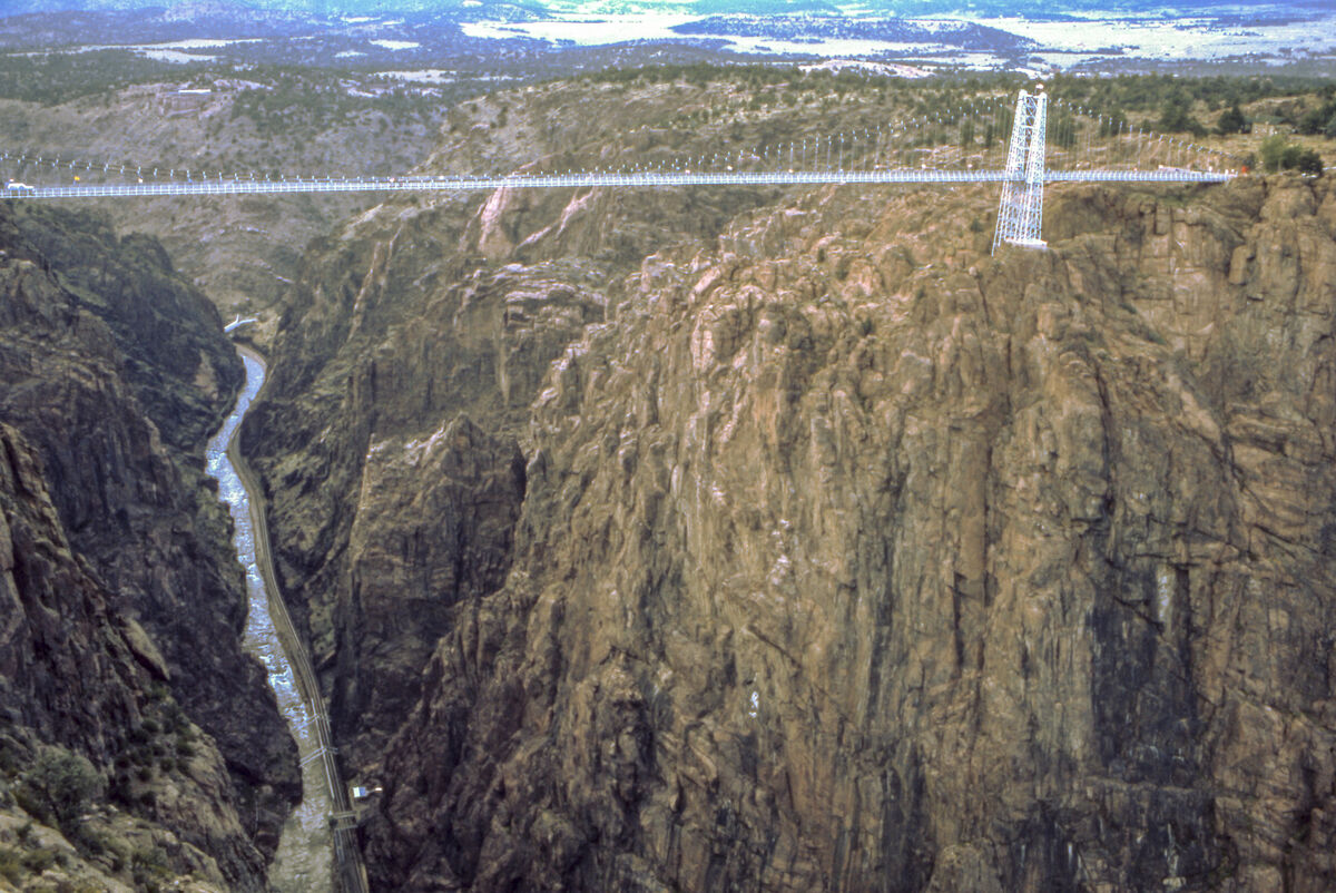 the Royal Gorge in Colorado...