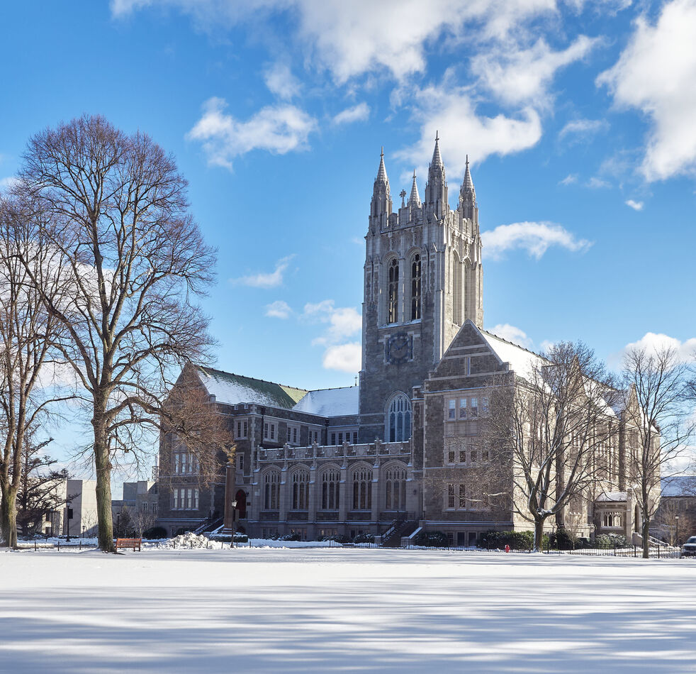 Gasson Hall in all of its splendor....