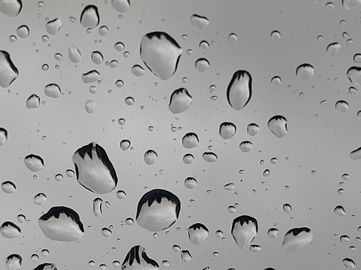 Droplets on my windshield....