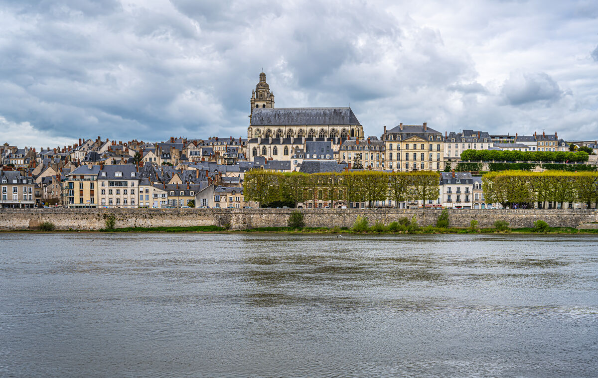 10 - Loir-et Cher/Blois - Skyline of Blois above t...