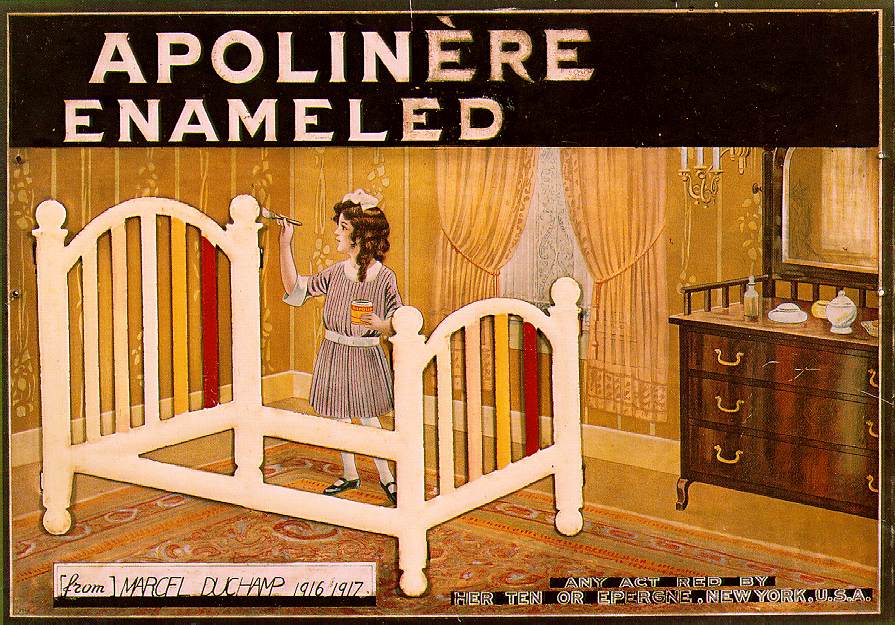 Apollinaire Enameled, by Artist Marcel Duchamp, 19...