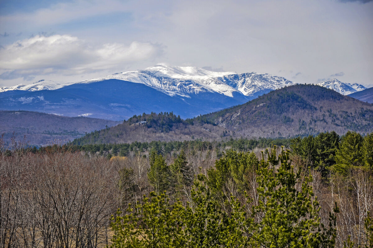 New Hampshire; Mount Washington, from North Conway...