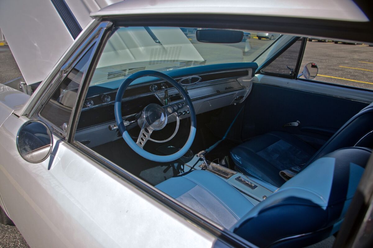 1967 Chevelle Blue Bucket Seat Interior...