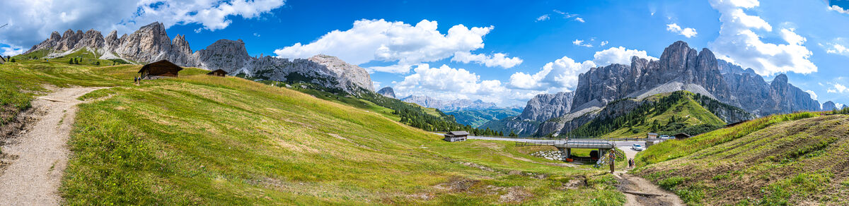 1 - Corvara - Panorama image from the top of the G...