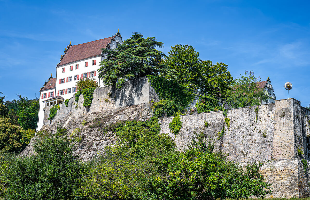 10 - Aargau/Oberflachs - Castle Kasteln situated h...