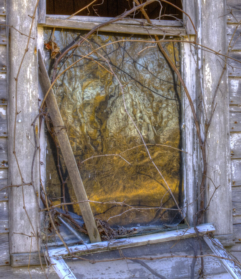 Old window in old building...