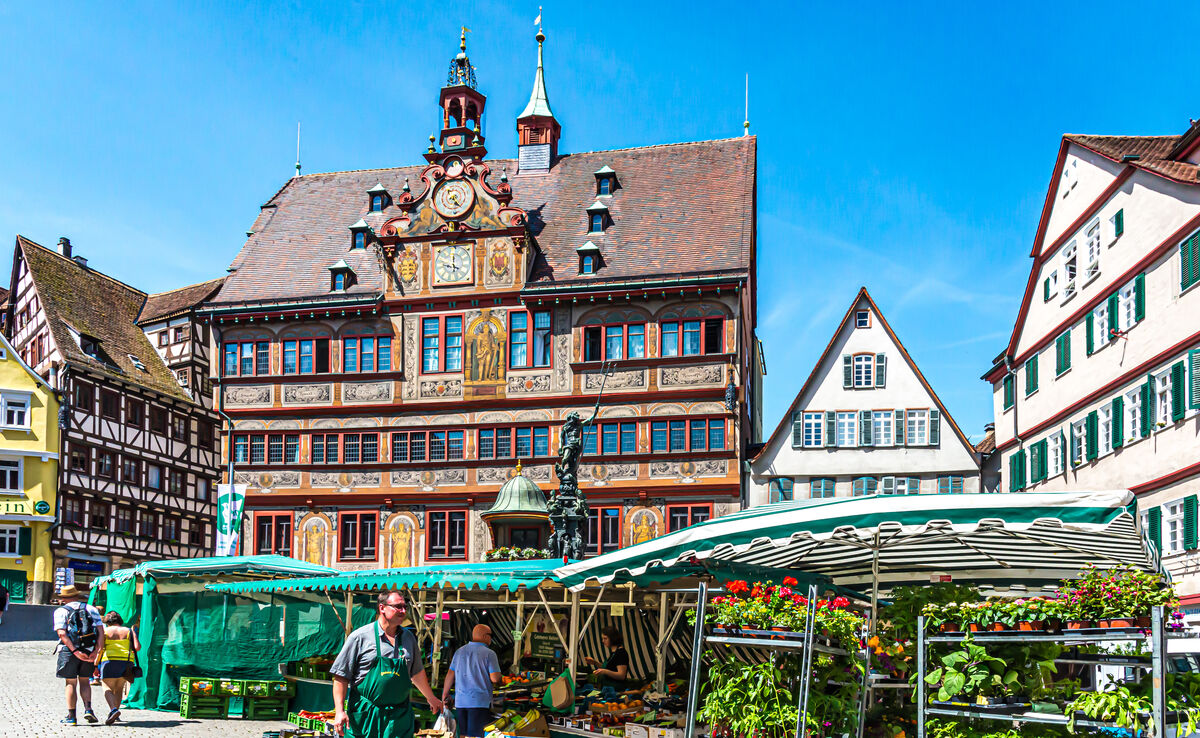 9 - Germany/BW/Tübingen - Marktplatz (market squar...
