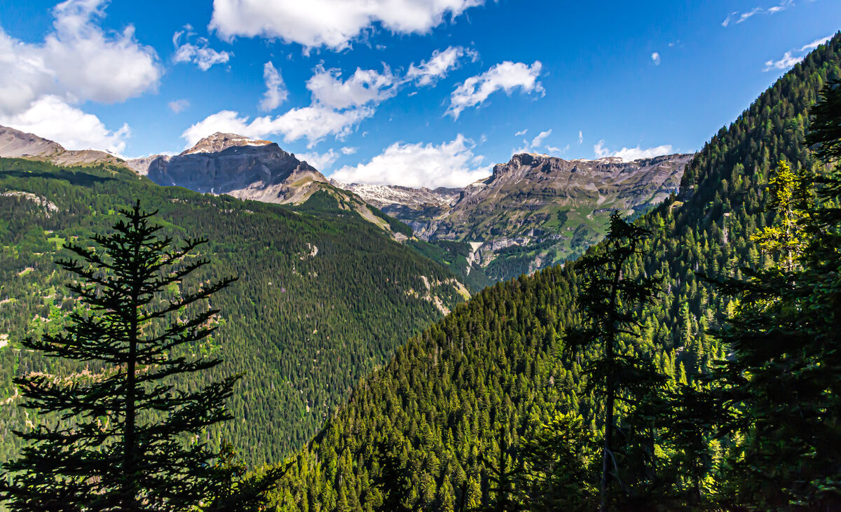1 - Crans-Montana - View from the Bisse du Ro walk...