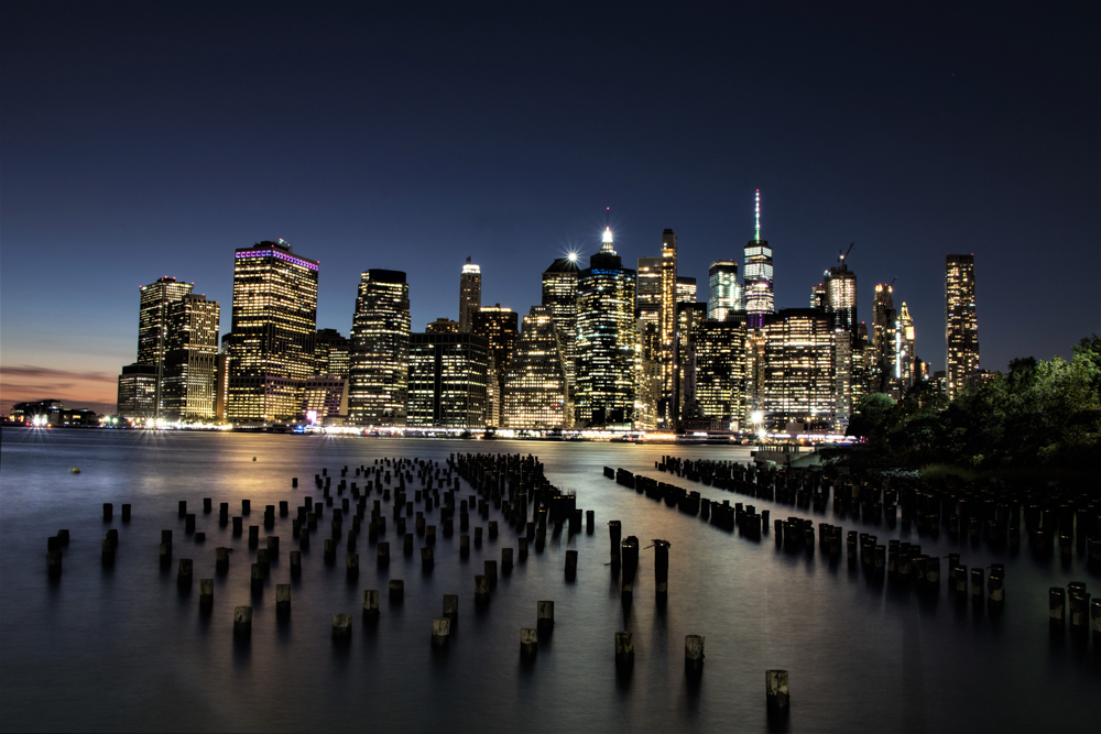 NYC skyline during blue hour...
