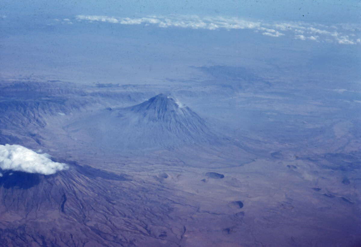 Ol donyo Lengai (God's mountain), Tanzania. 1969...