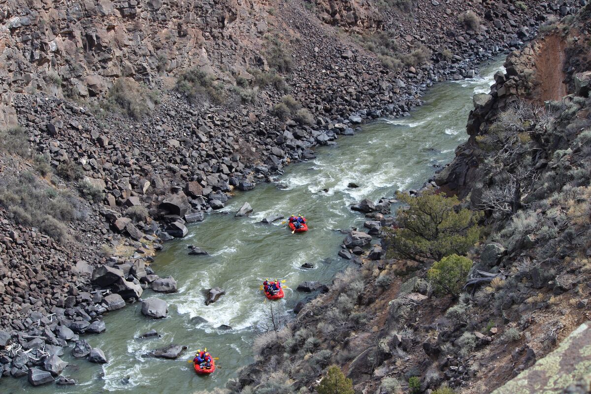 Rafters on the Rio Grande...