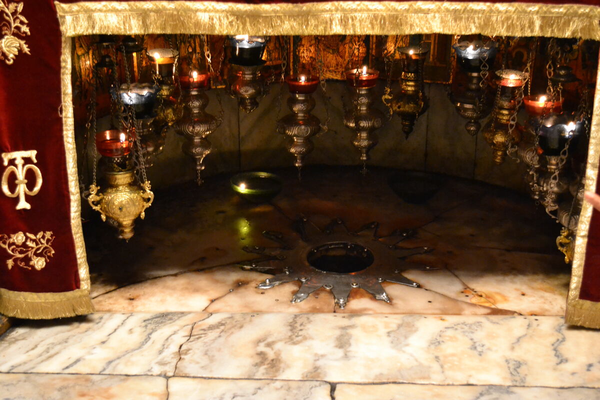 Alter of the Nativity at the Church of the Nativit...